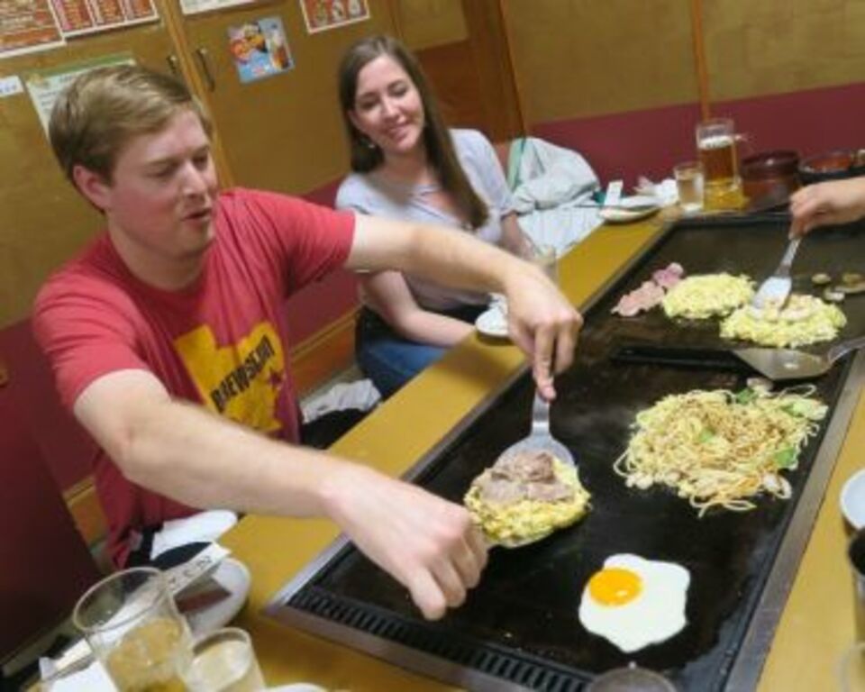 osaka local foodie tour in dotonbori and shinsekai