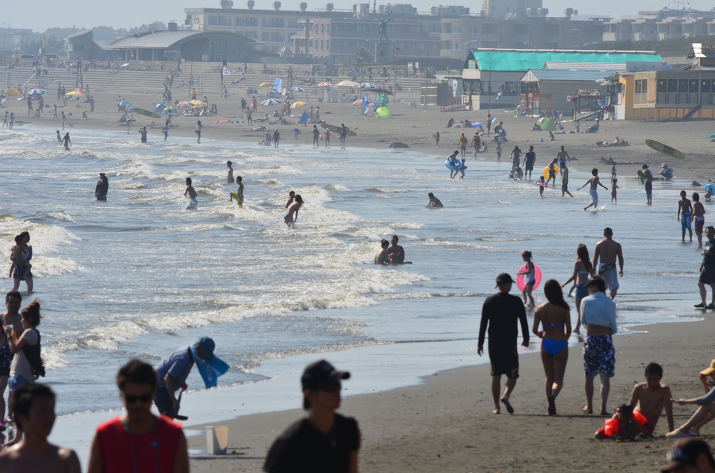 Japan, Katase-Enoshima Beach, Sept. 2011 06