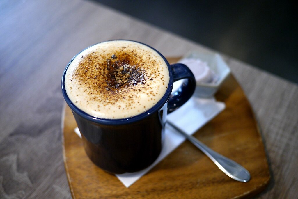 Cappuccino in cafe shop