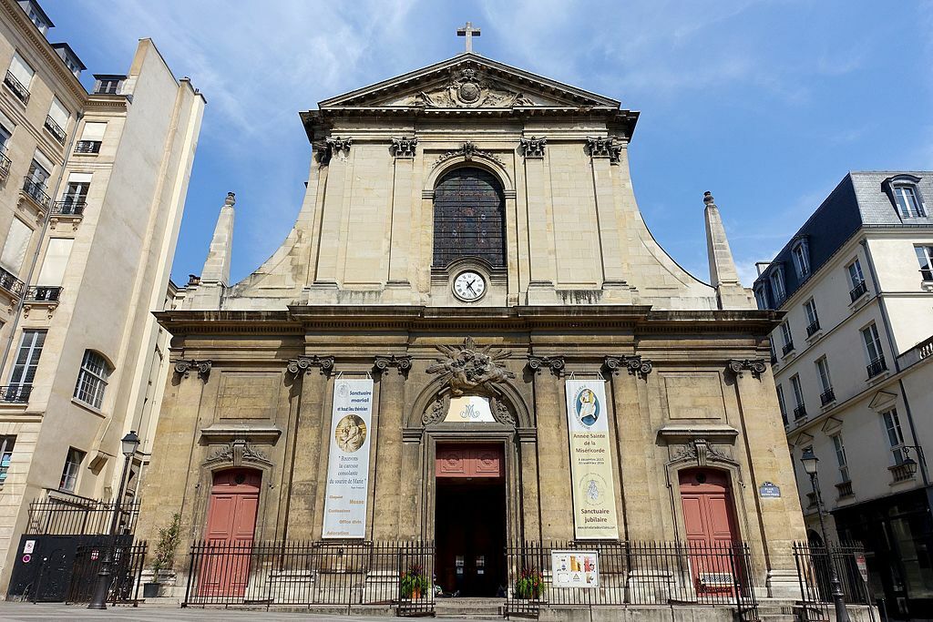 Basilique Notre Dame des Victoires, Paris 27 August 2016