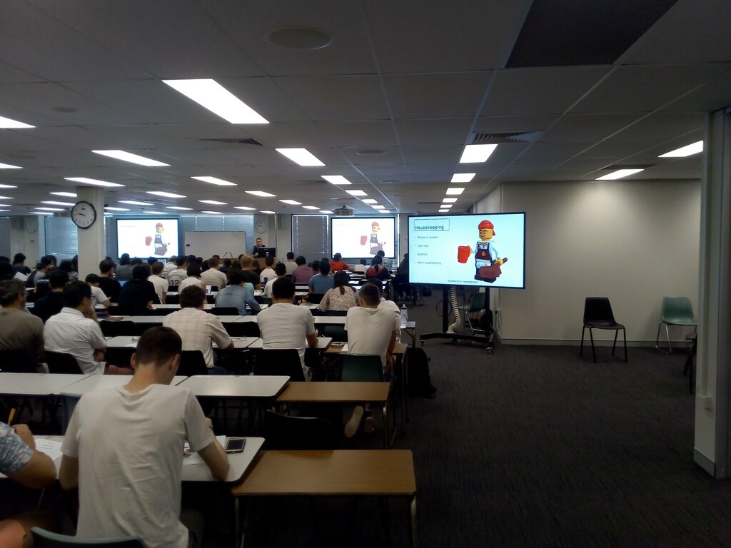 ANU Students at Lego Serious Play
