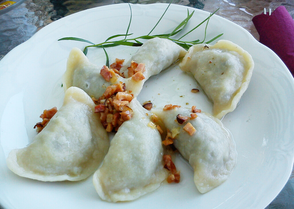 Pierogi z kaszanka