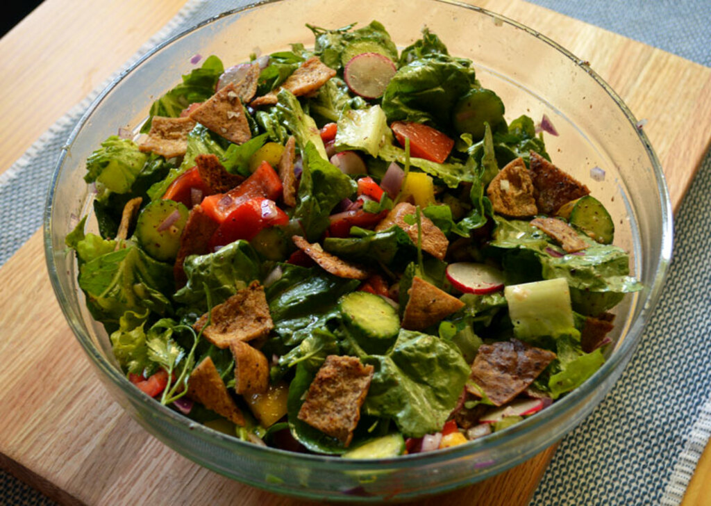 Fattoush mixed-salad