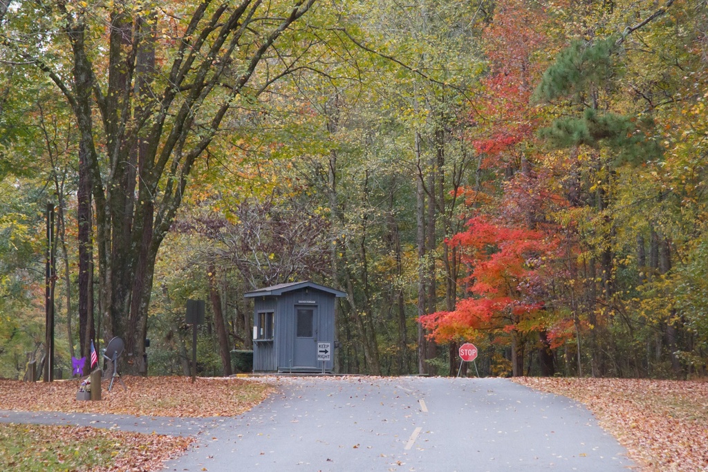 Entrance to the Buford Dam & Copper Furnace Park