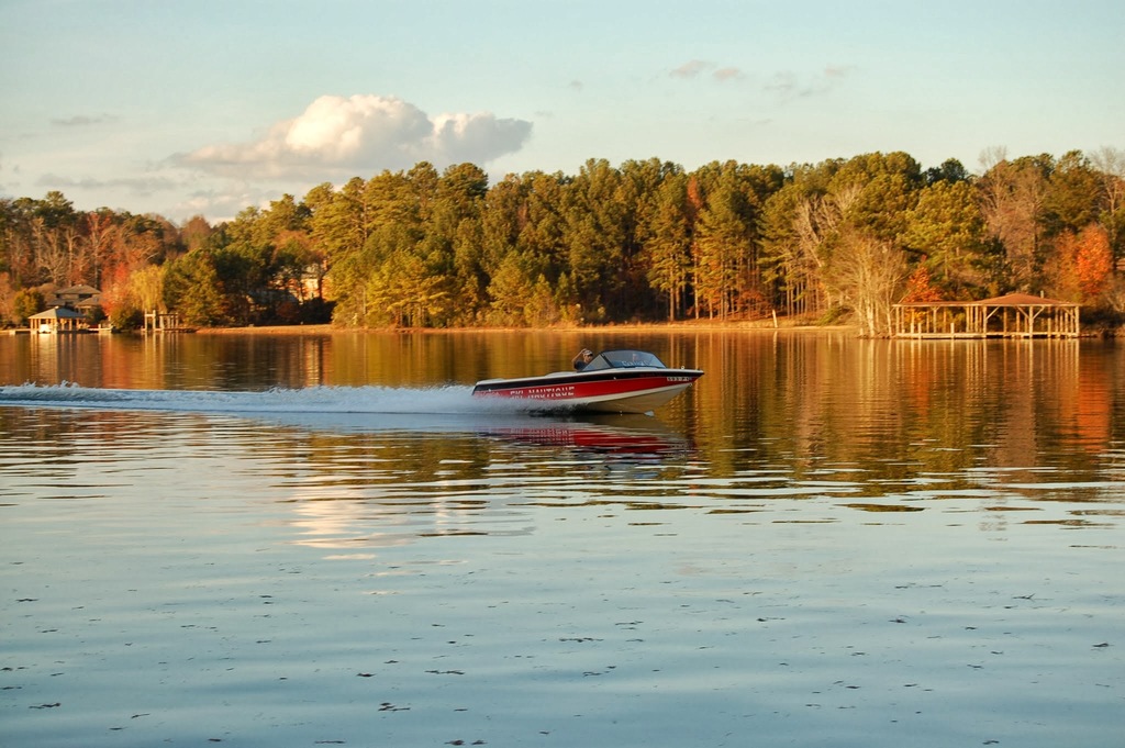 Lake Spivey, Georgia, ski boat, 2012