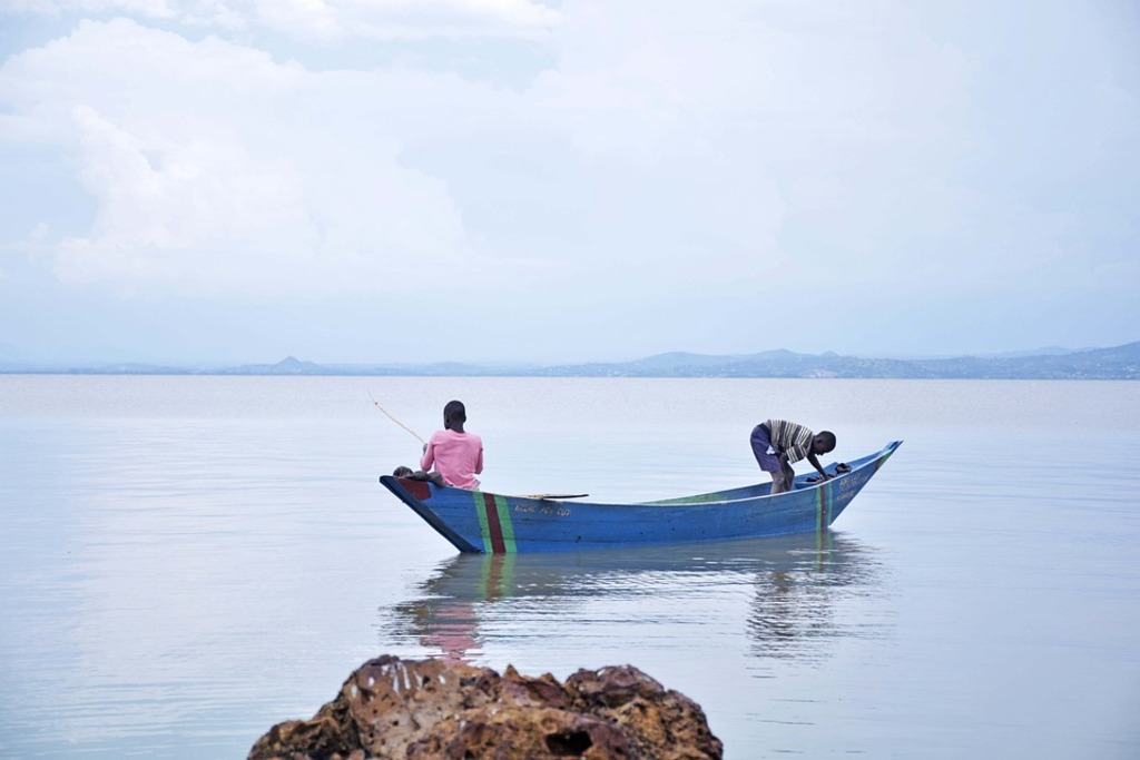 Fishermen at Lake Victoria
