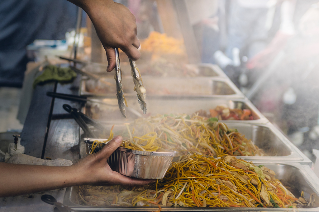 Asian Street Food Vendor (Unsplash)