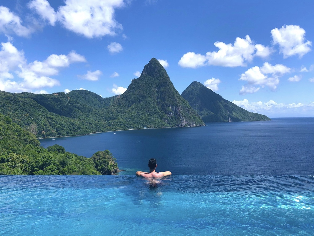 Benjamin Arnulf Saint Lucia Paradise Island Infinity Pool