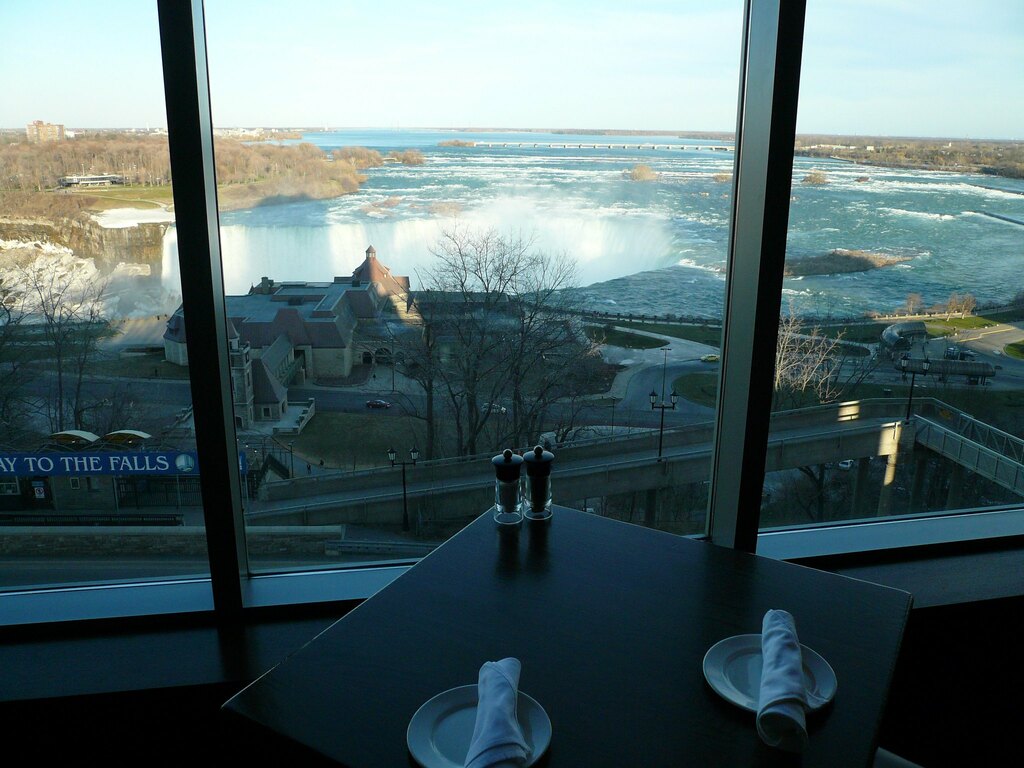 View from The Keg Steakhouse Niagara Falls