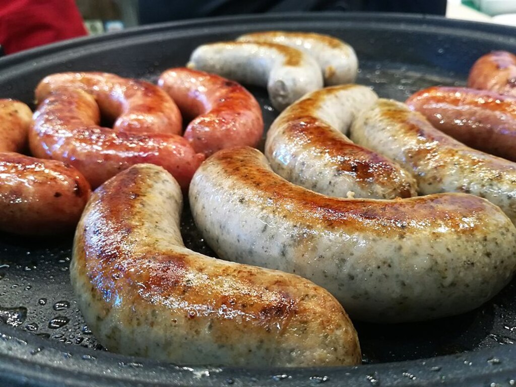 Polska biala, Poznan, Polish white pork kielbasa