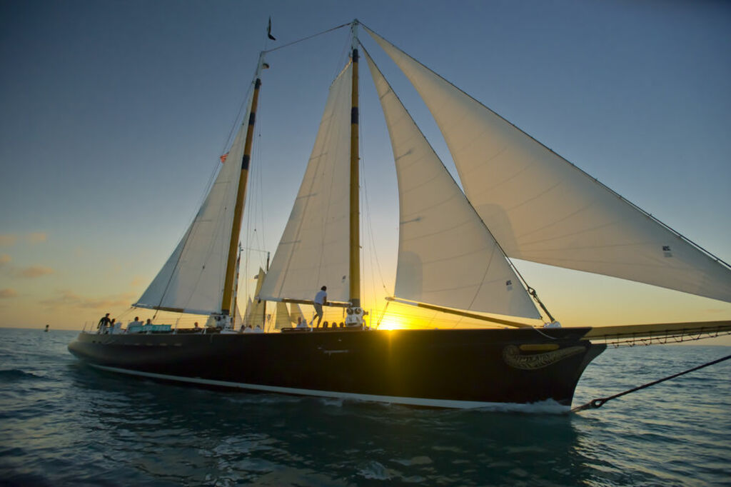 Sunset Sailboat