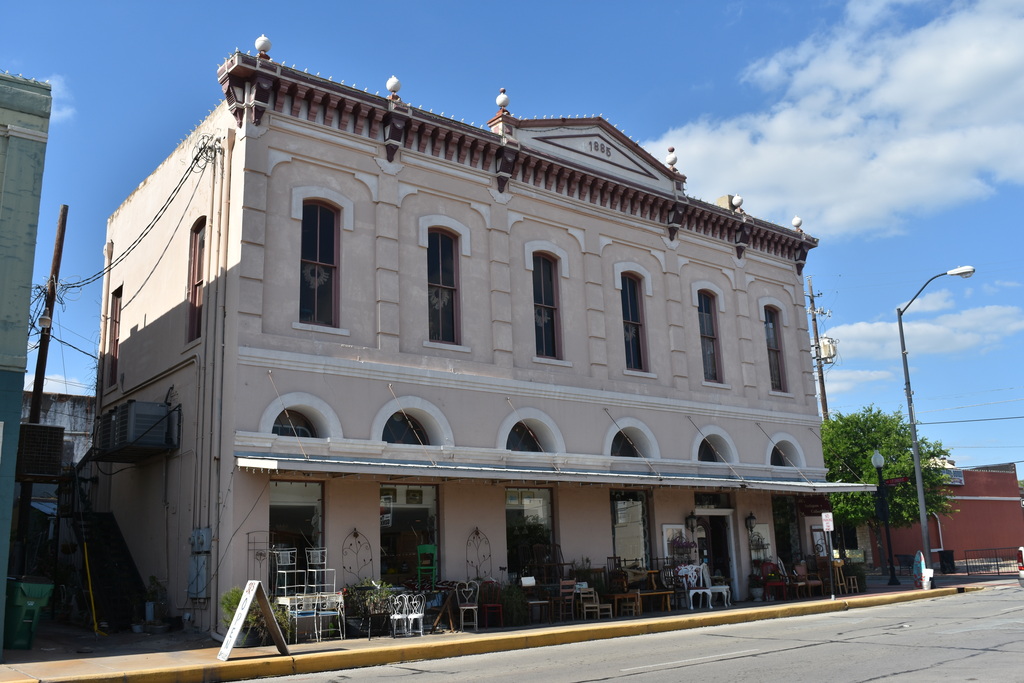 Houses in Downtown Historic District Brenham Texas USA DSC 1947 ad