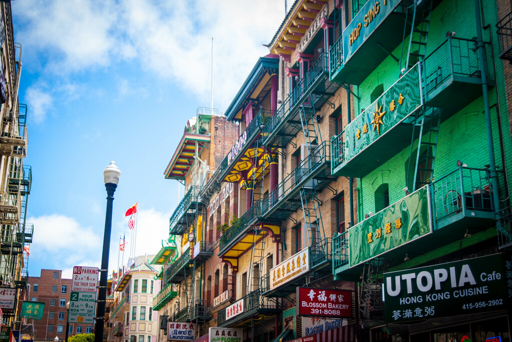 Chinatown, Waverly Pl. San Francisco