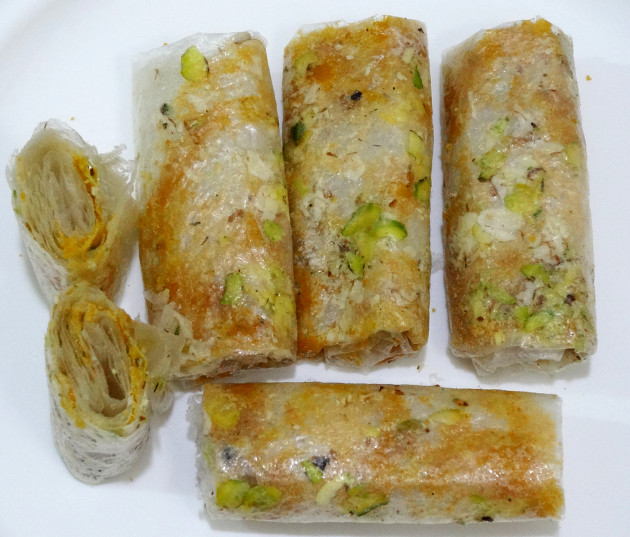 Pootharekulu dry fruits