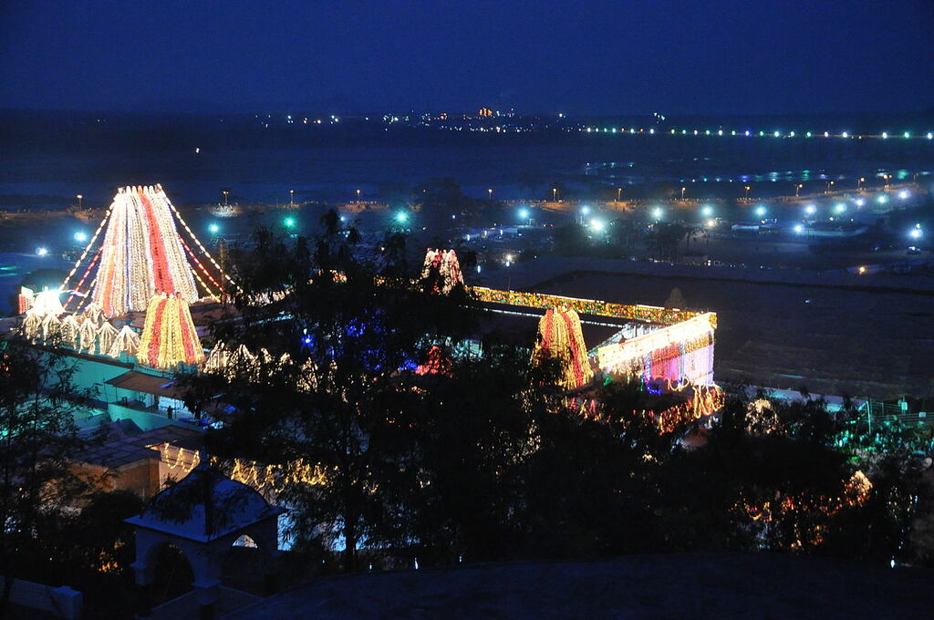 Bhadrachalam Temple at night