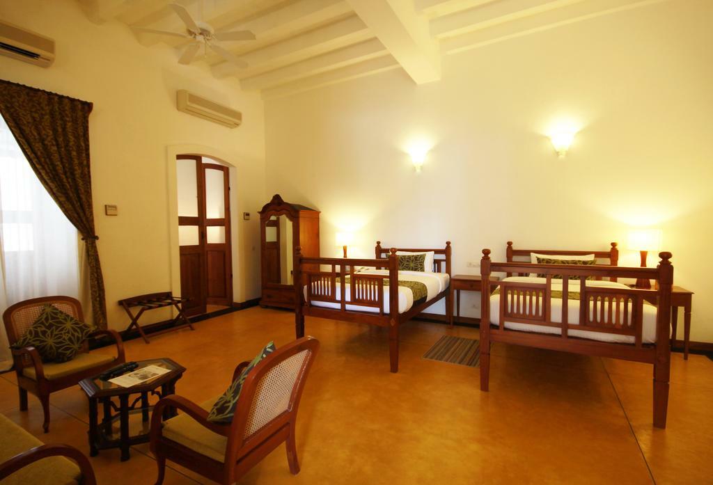 The bedrooms at Palais de Mahe.