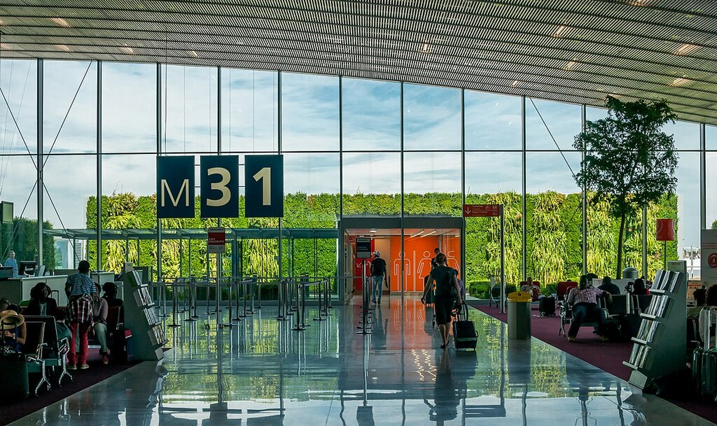 Charles de Gaulle International Airport in France