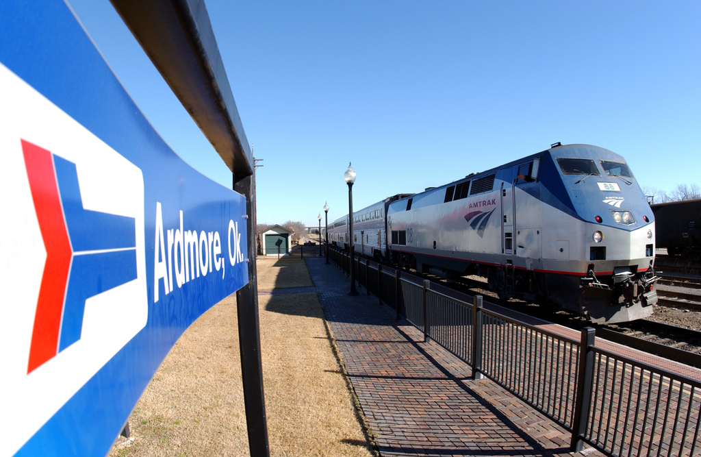 Heartland Flyer at Ardmore, January 2003