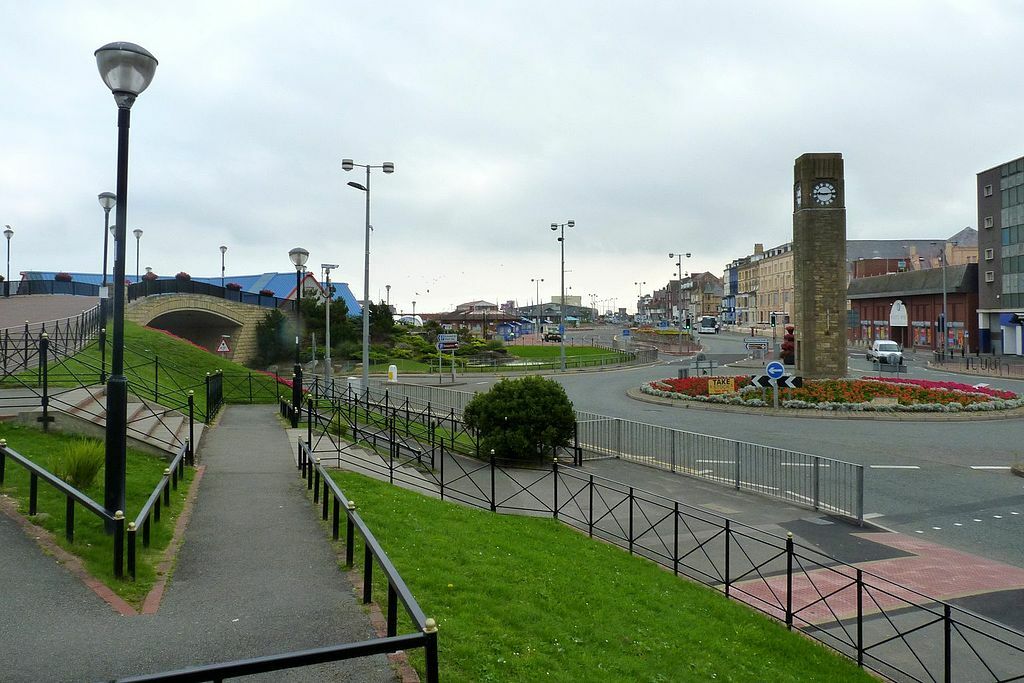 Rhyl East Parade clock tower