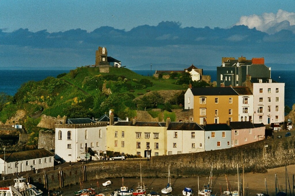 Wales-Tenby-Die Stadt