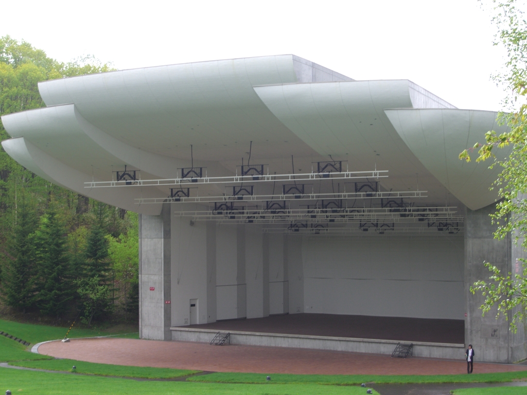 The Big outdoor stage of Sapporo Art Park