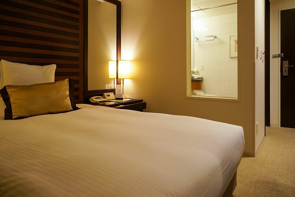 ANA Hotel Okayama Upper Floor Single bedroom 20150809-002