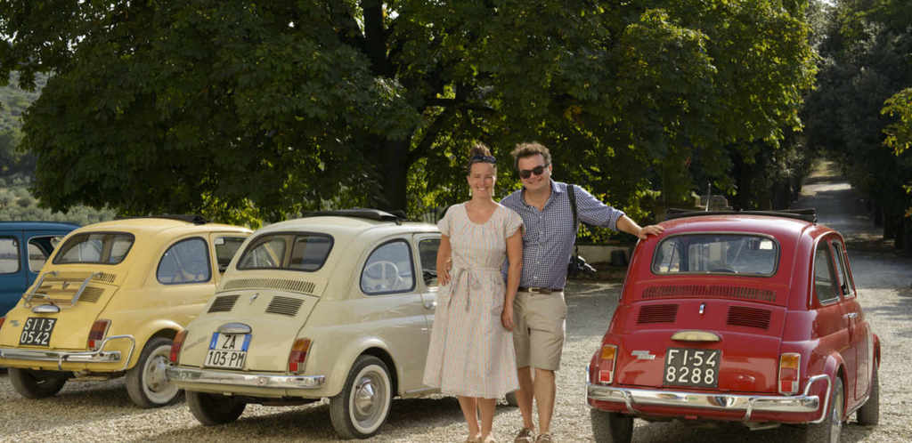 take part in a five-hour picnic in a vintage car