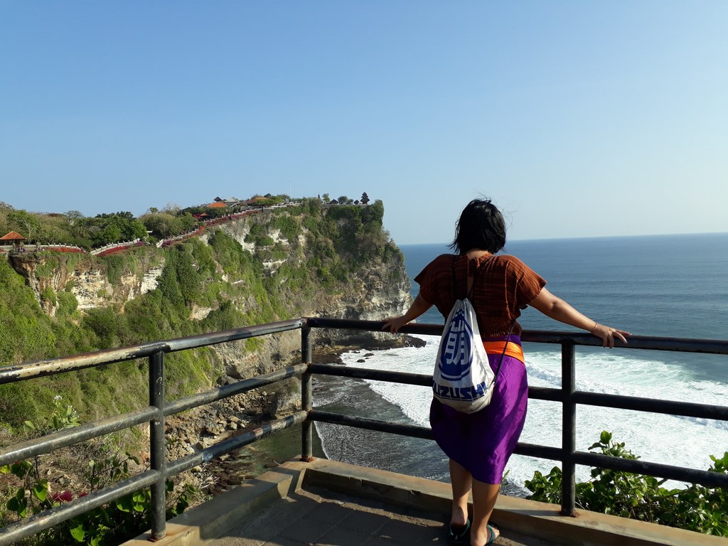 One of the viewpoints in Uluwatu Temple