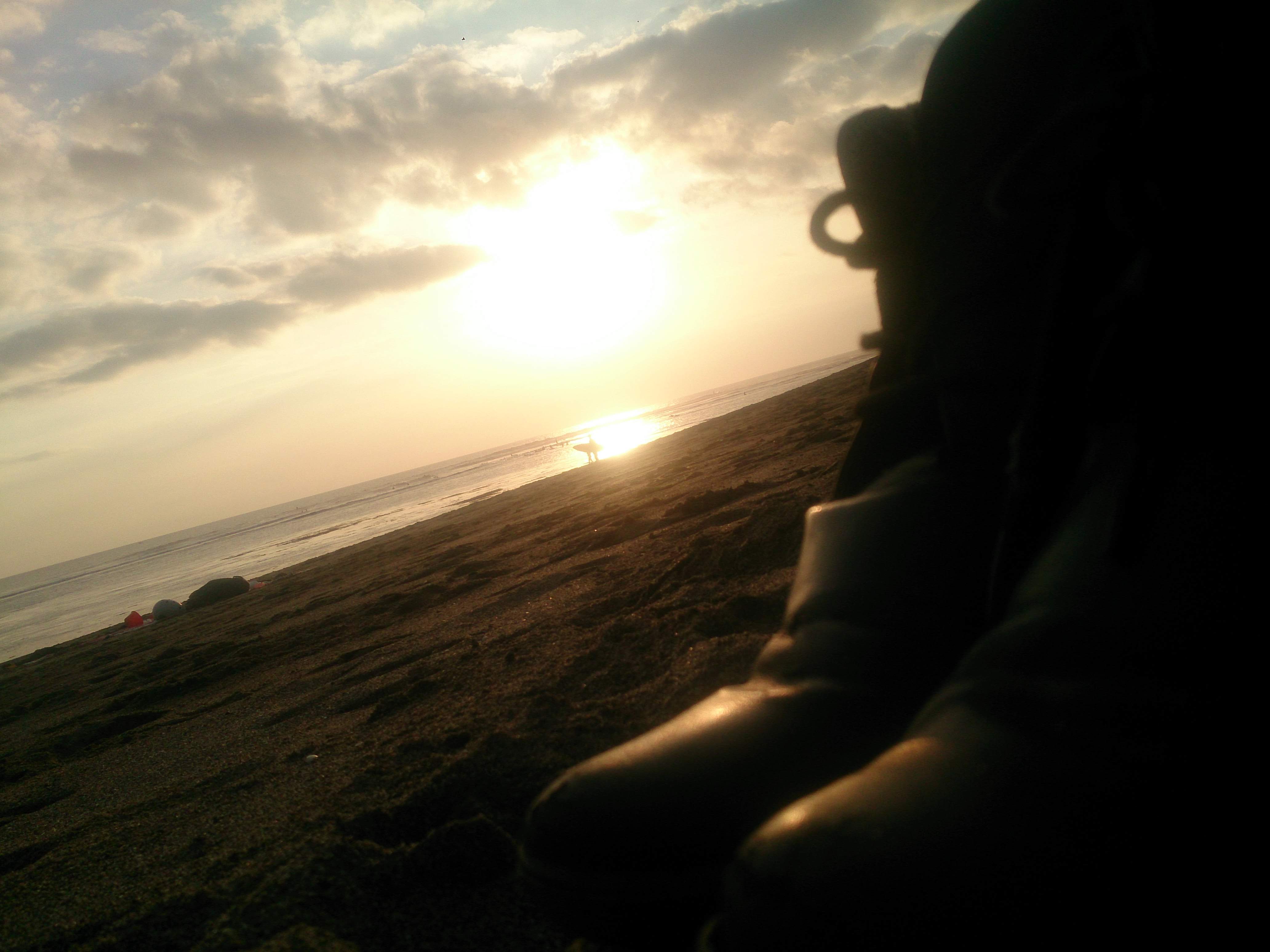 Sunset in Kuta Beach