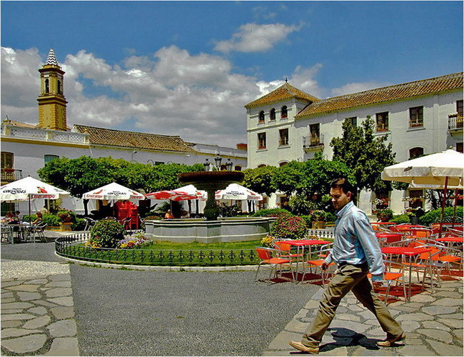 The Plaza de las Flores, Estepona