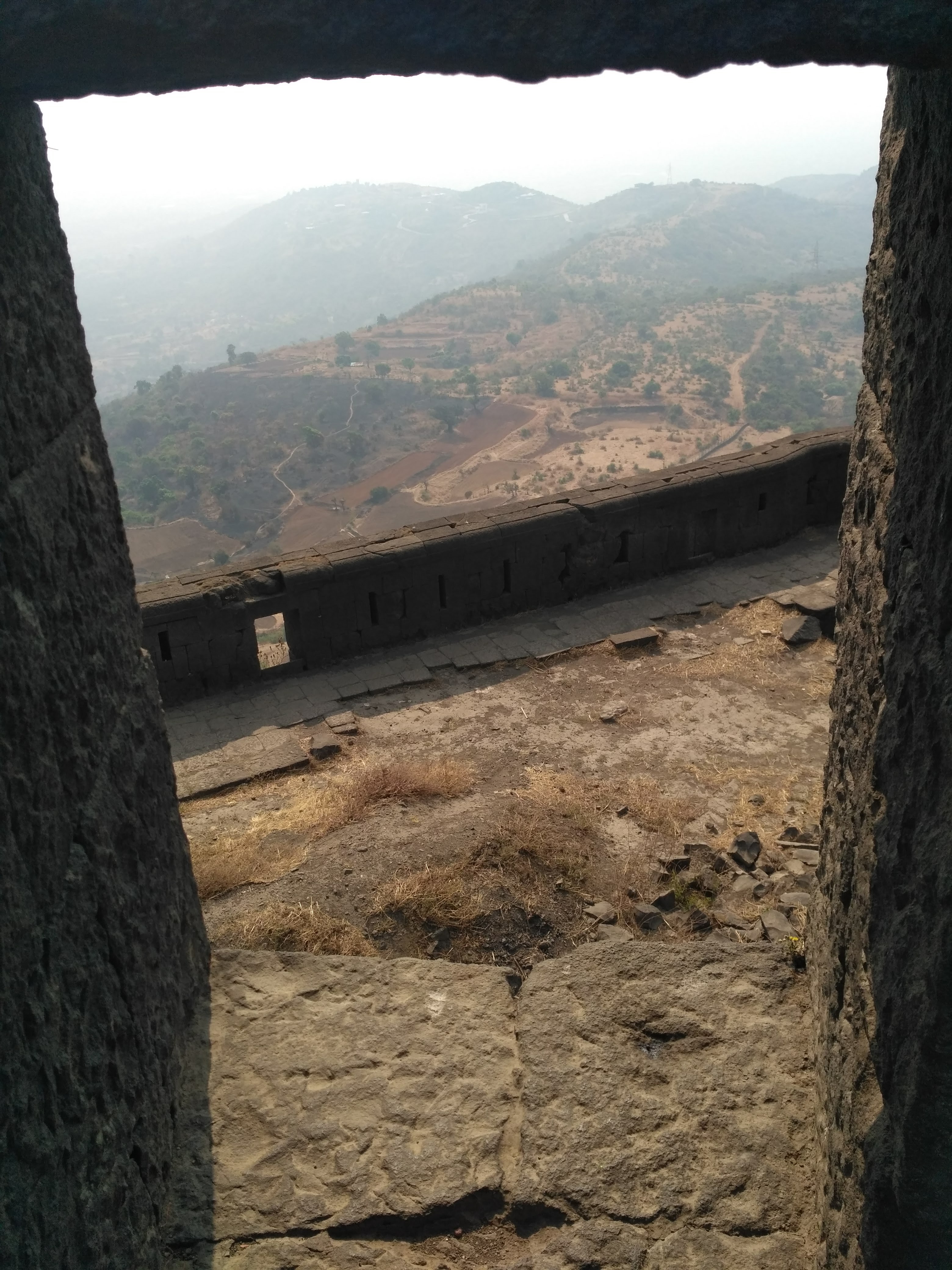 View from Lohagad Fort