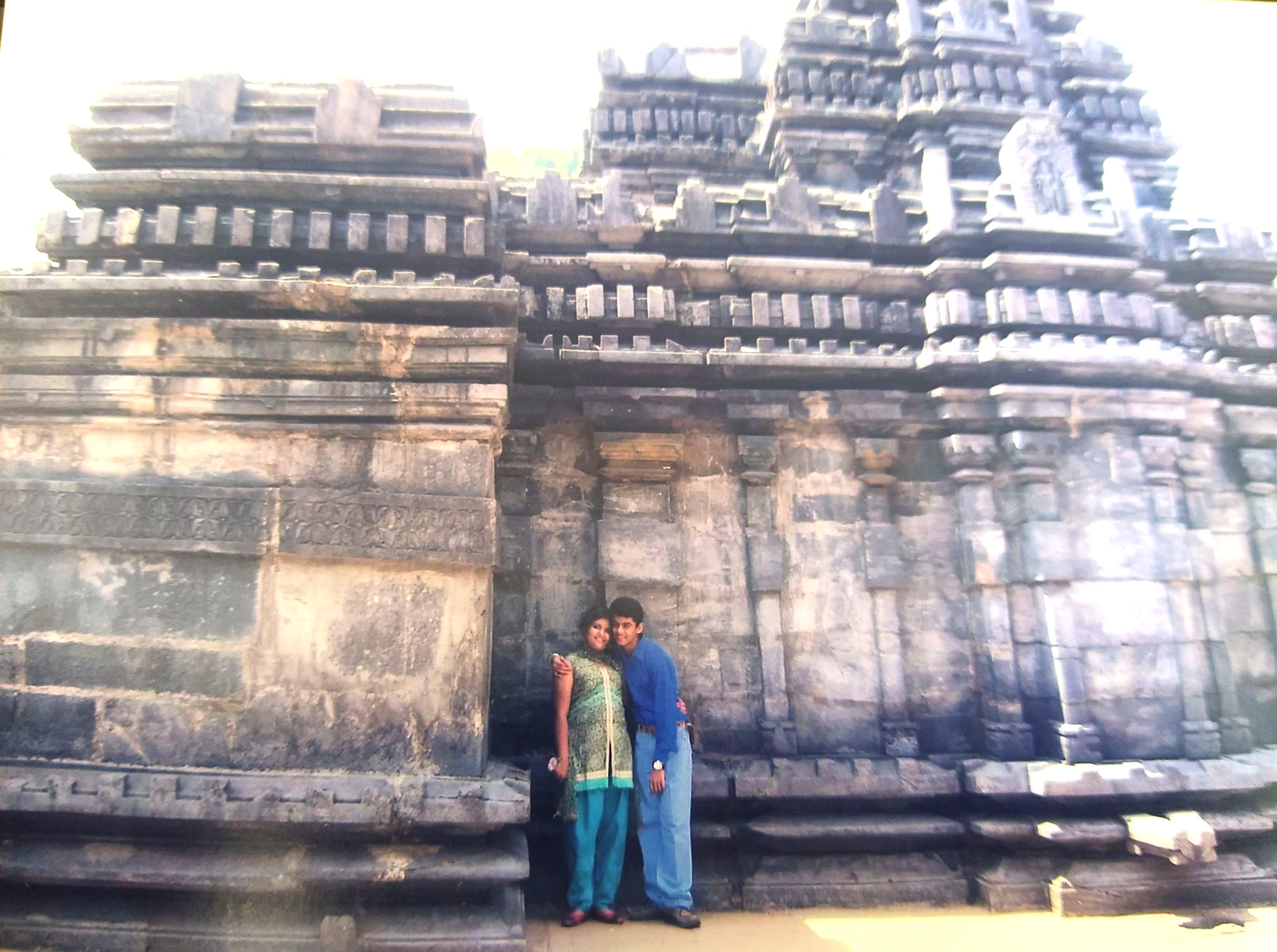 My brother and I at Tambdi Surla