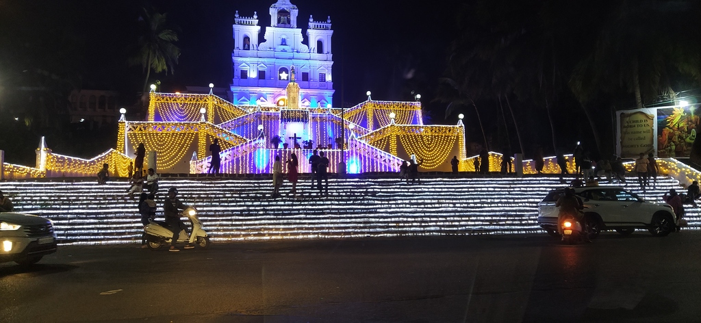 Immaculate Concept Church during Christmas