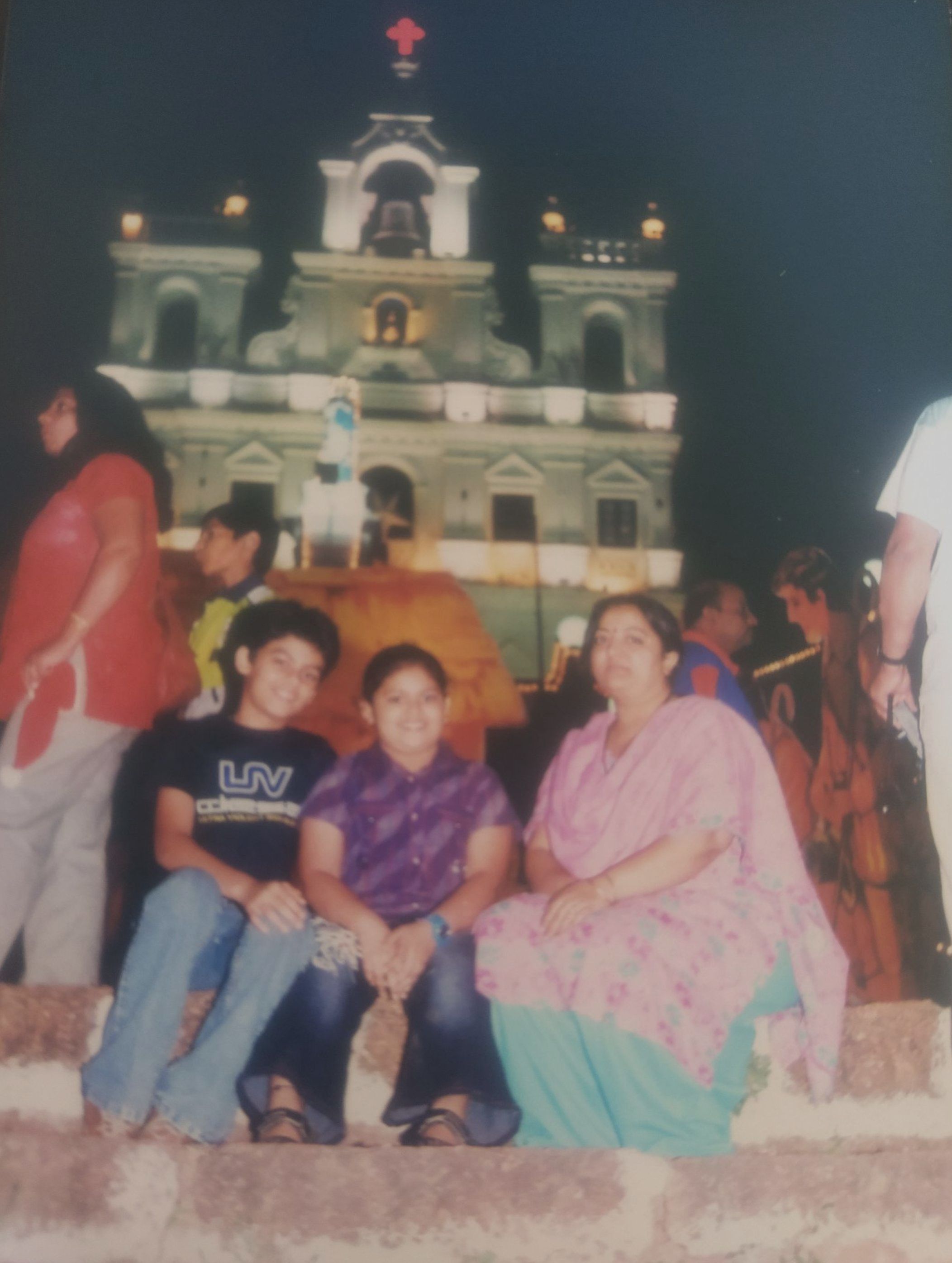 An old family picture at Immaculate Conception Church