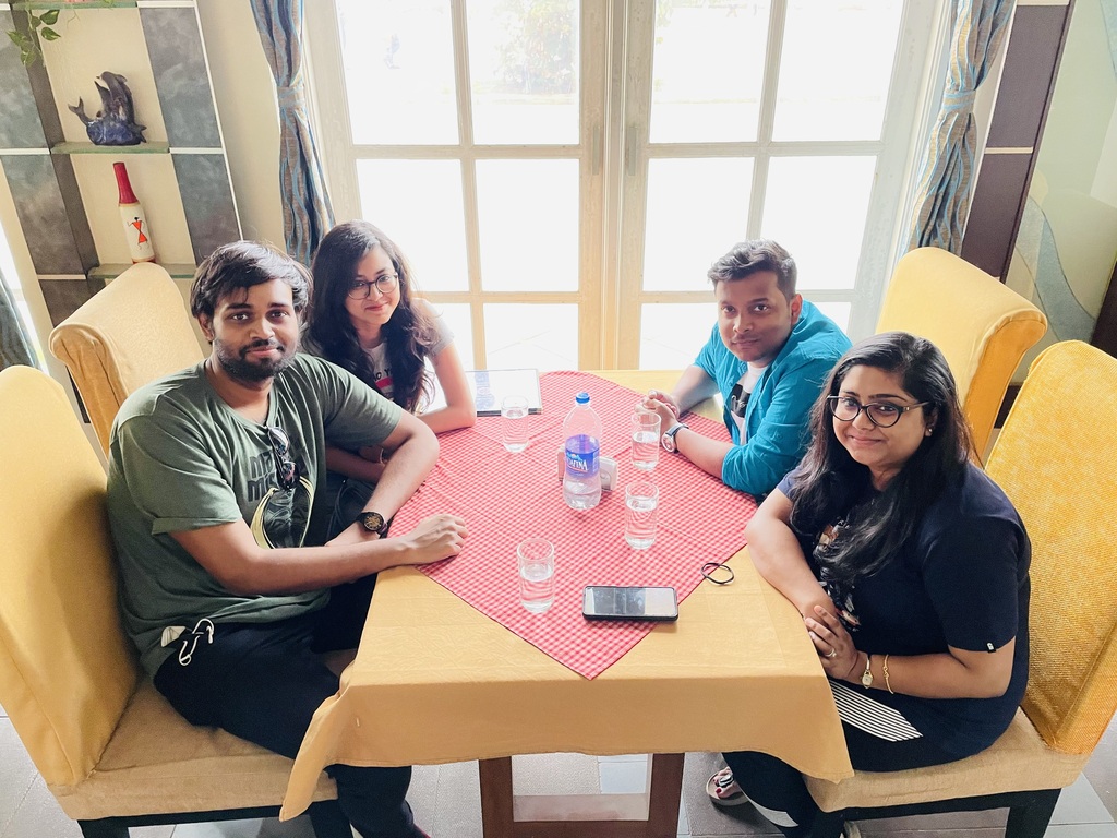 Awaiting our dosas at Cafe Udupi Ruchi