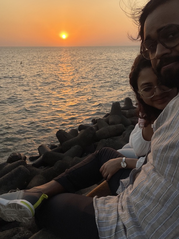 Enjoying the sunset