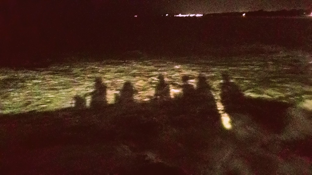 Shadow on the water