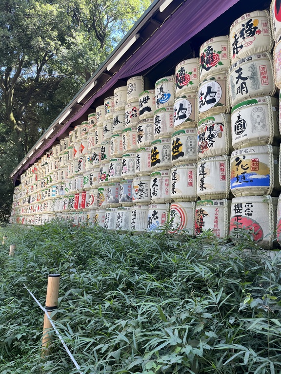 Meiji Jingu Consecrated Sake Barrels