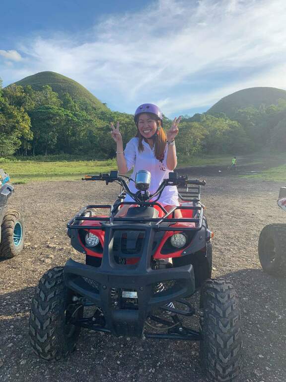 Chocolate hills from below