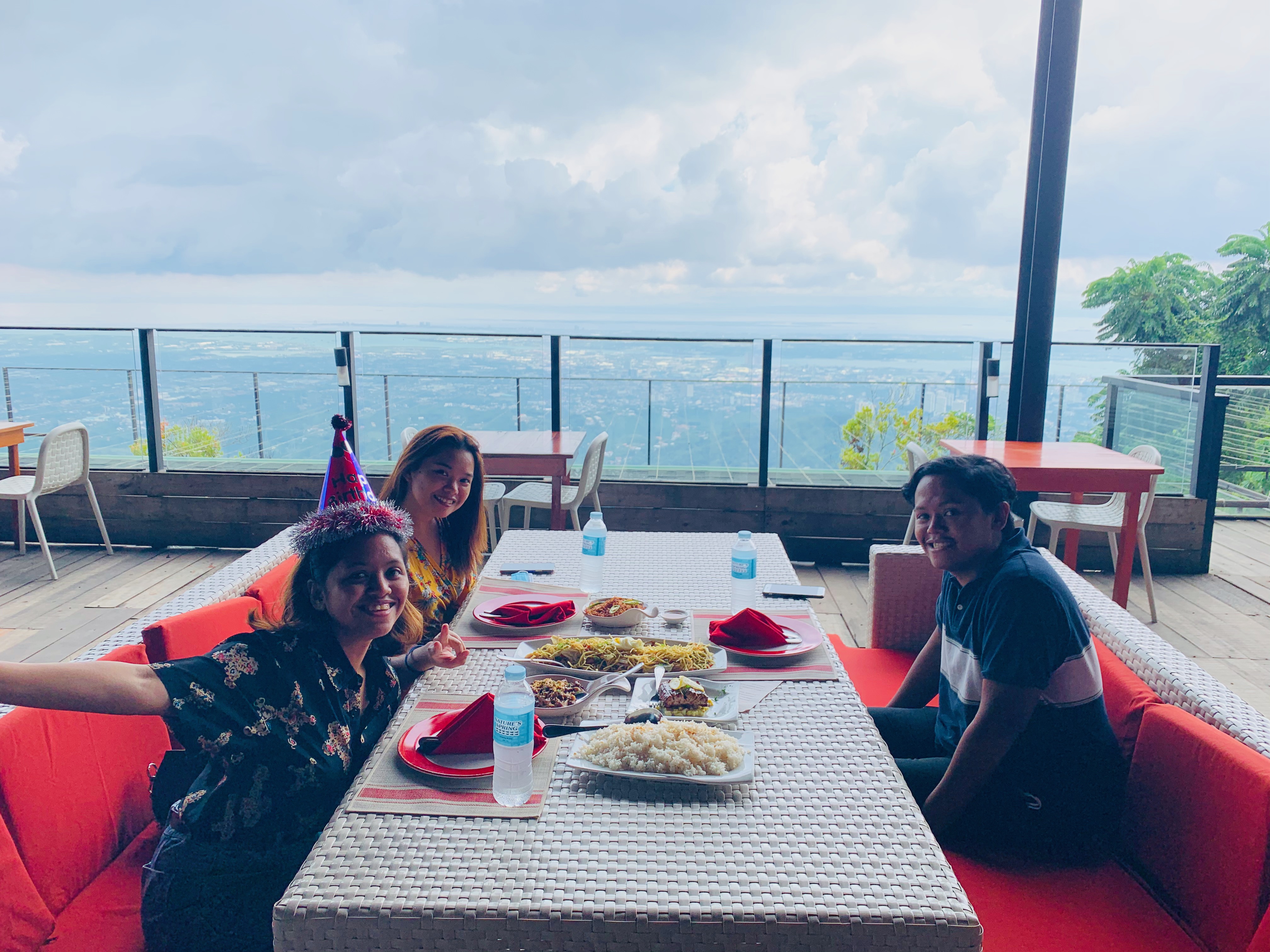 In full view of the skyline, Top of Cebu Restaurant