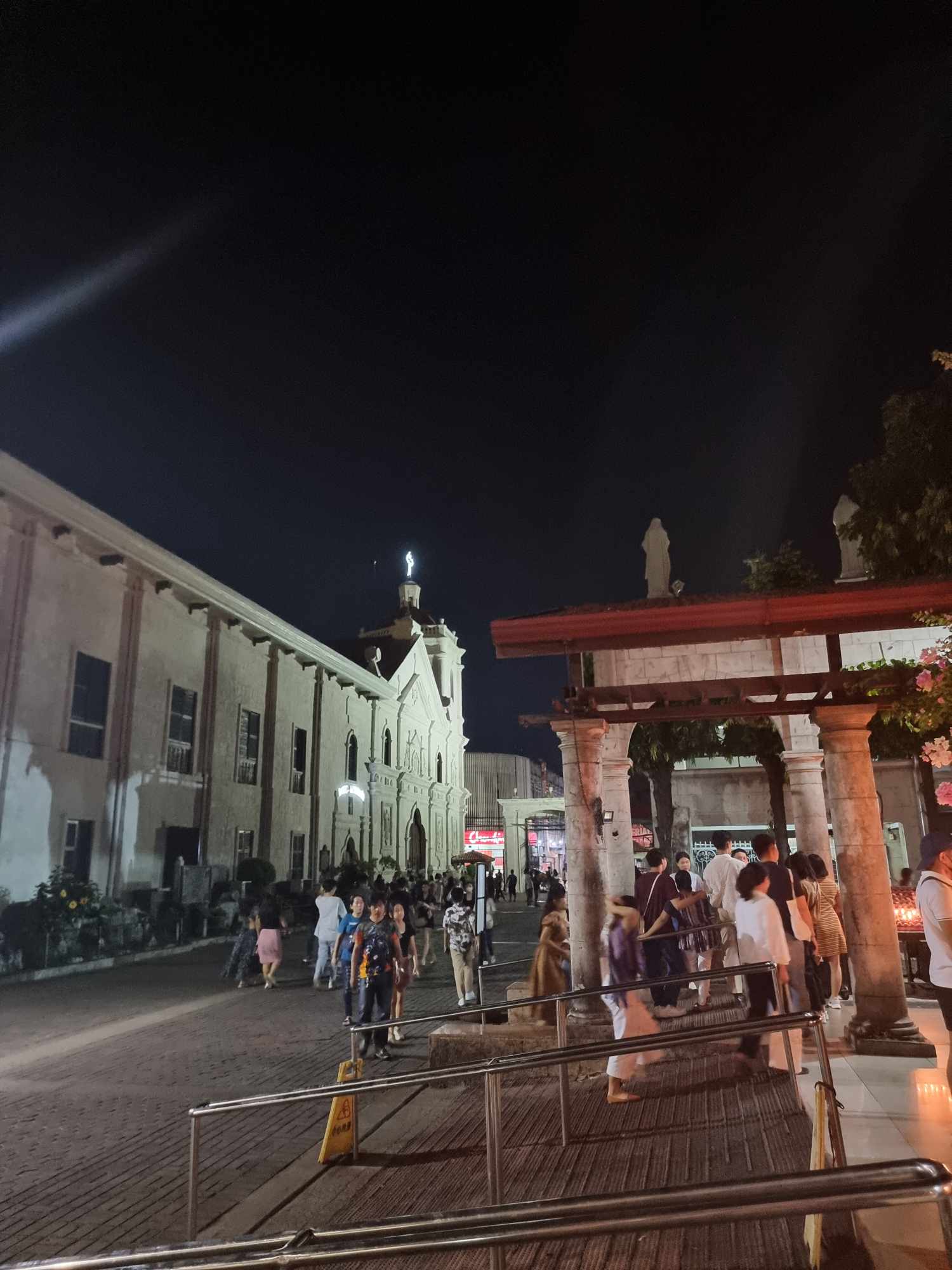 The Basilica at night