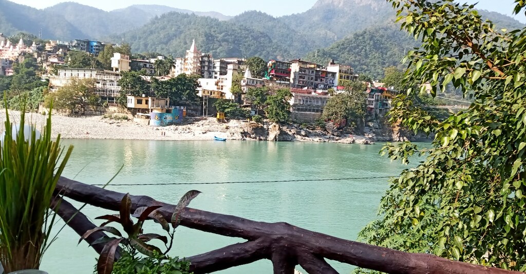 View at Freedom Cafe, Rishikesh