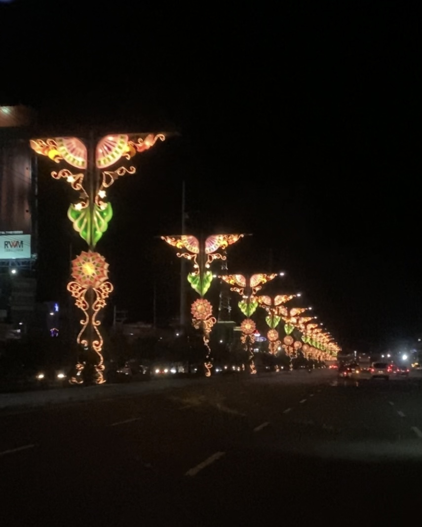 JASA Road during Christmas Season