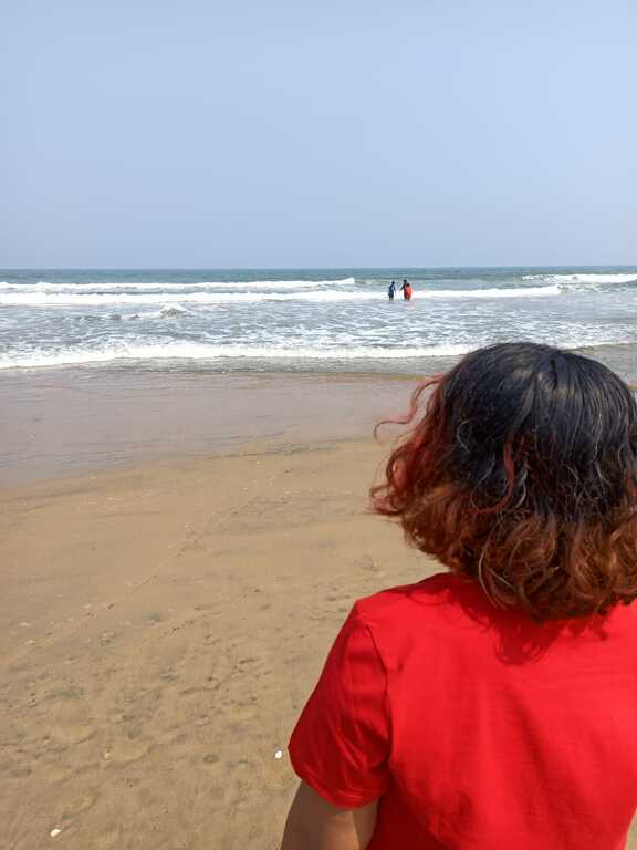 The sea at Mahabalipuram