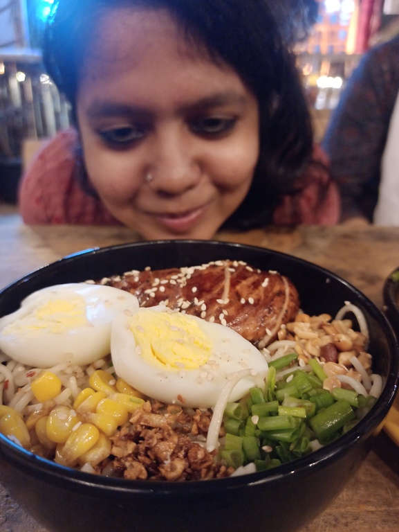 Chicken ramen at Rikki's