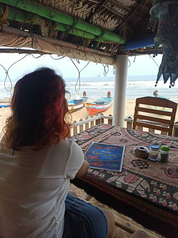 The view from the restaurant