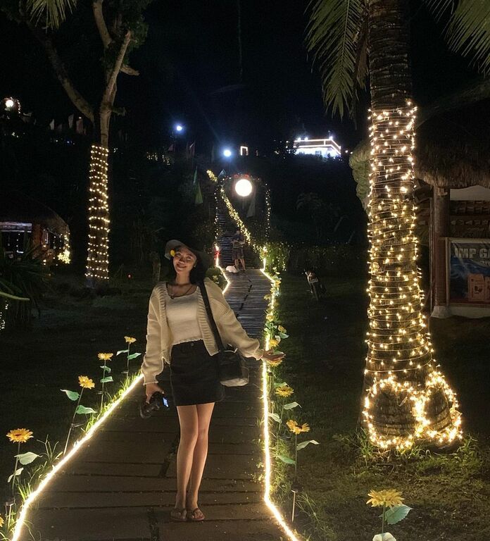 Charming lights after dark