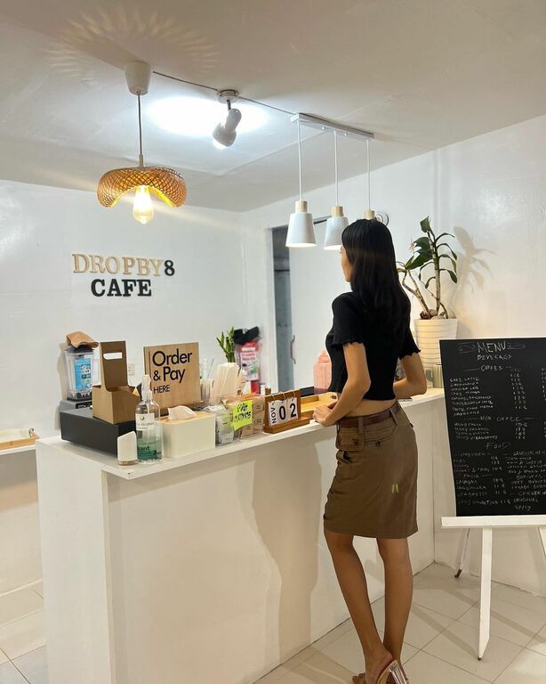 At Dropby8 Cafe