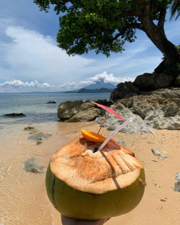 Chilling on the beautiful beach