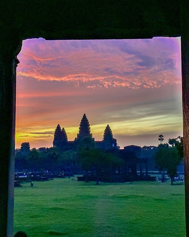 The surreal sunrise view